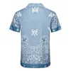 Designer Fashion T-shirt Hawaii Floral Letter Imprimer des chemises de plage de la créatrice de Bowling de silk masculin Men de bowling décontracté Summer Short Sleeve Loose Asie SIZQ29