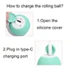 Smart Electric Cat Ball Toys Automatic Rolling Cat Toys for Indoor Interactive Playing Cats Training Self-moving Kitten Toys 240430