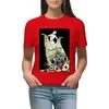 Frauenpolos Flapper: Vintage 1929 Art Deco Schöne Print T-Shirt Koreanische Mode weibliches weißes Kleid für Frauen sexy