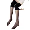 Chaussettes pour femmes bas pour femmes avec pavé de genou pièce climatisée de la longueur de la longueur de la longueur de la longueur de la longueur