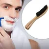 Baardborstel zwijn borstel voor heren snor scheerkam gezicht massage massage gezicht haar reiniging borstel beuken lang handvat