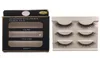 Nieuwe 3 paren Natuurlijke valse wimpers Fake Lashes Long Makeup 3D Lashes Extension Wimel Mink wimpers voor Beauty1100241