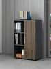 Figurine decorative Office Gabinetto Office Armadio Bassa libreria con fioriera in legno di blocco