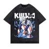 Mens t Shirt Killua Anime drukuje męskie i kobiety harajuku cool trend uliczny Hip Hop Ubranie