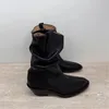 Bottes Designer Split Toe Femme Ankle Tabi Taly High Heel Botas Mujer Slip-On Botties courtes Ladies Automn Runway Robe Shoes