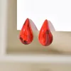 Boucles d'oreilles enveloppées coloreen Big Droplet en larme pour femmes bijoux d'oreille 2024 Brincos de goujons pour femmes tendance