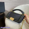 Python mönster läder väska lyx designer messenger väska handväska crossbody väska guldkedja ryggsäck stort märke kryddig mamma väska original h dduh