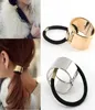 Fashion Promotion Metal Hair Band Round Trendy Punk Metal Hair Cuff Stretch Perse Tail Holder Elastic Rope Band Tie For Women4527500