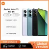 オリジナルXiaomi Redmi Note 13 Pro 5G Mobile Smart 8GB RAM 256GB ROM Snapdragon 7S 200.0MP NFC 5100MAH Android 6.67 "