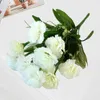 Fleurs décoratives réaliste fausse élégante arrangement de fleurs de carnation artificielle pour décoration de bureau à domicile 10 fausses mariages florales