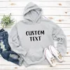 Kadın Hoodies Özel Hoodie Komik Unisex Uzun Kollu Jumper Kişiselleştirilmiş Doğum Günü Hediyesi Kapşonlu Sweatshirt Kendi Kazanınızı Özelleştir 5xl