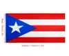 90x150cm Puerto Rico Nationale vlag Hangende vlaggen Banners Banners Polyester Puerto Rico vlag Banner Outdoor Indoor Big Flag Decoratie BH398786813