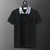 5A 2024 MENS Polo Shirt Designer Polos Derts for Man Fashion Focus Exterbroidery Snake Garter Breiting Pattern Clothing Tee Black White Mens T Shirt 01