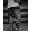 Herrenhosen Unisex HipHop Taktische Ladung Pant Männer funktionale Multi -Taschen -Jogger Harem Hosen Elastische Taille Tech wohey Kleidung