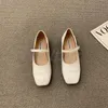 Scarpe eleganti da donna estate scarpe sandali sandali causali causcili di vetrini poco profondi mary jane scarpe da passeggiata rotonde di punta 35-39 35-39