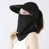 Wide Brim Hats Summer Neck Face Sunshade Sun Hat UV Protection Shade Detachable Breathable Baseball Cap Visor Beach
