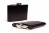 Matt Black Six once Liquor Hip Flask Vis Cap100 Soudage laser en acier inoxydable rapide 6968106