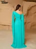 Robes décontractées Yesexy 2024 Élégant belle robe de femme verte asymétrique divisé de bal de bal de mariage d'anniversaire de fête