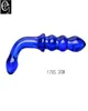 EJMW Pyrex glas Dildo Artificial Penis Dick Crystal Anal Bead Buttplug Sex Toys for Women Female Crystal Glass Dildo Blue Y181022714794