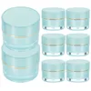 Bouteilles de rangement 6 PCS Bottle Produits de beauté Small Cream Jar Petit avec les couvercles