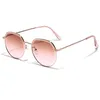 Sonnenbrille Retro Round für Frauen Männer Vintage Trendy Circle Bunte Objektivgläser UV -Schutz