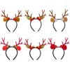 Clips para el cabello carnivals fiestas de reindee diadema de la cabeza de alce adulto alco de la banda para el cabello