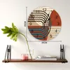 Zegary ścienne Boho Streszczenie Geometryczne Zegar Nowoczesny design Silent Watch for Sypialnia Kitchen Hanging