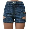 Damesshorts 5 % Bulkartikelen Groothandelspartijen Rhinestone Scheurde Wash Tight Stretch jeans voor vrouwen 2024 Summer Fashion Y2K B13437