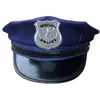 Berets Cop Hat Men Men Dames Kostuum Cosplay Octagonal verkleeding