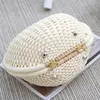 Borse di gusci estivi Personalità Cute Rattan Borsa Casualmente Piccolo Round Tote Woven Fashion Beach Borse per vacanza 240420