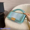 Python mönster läder väska lyx designer messenger väska handväska crossbody väska guldkedja ryggsäck stort märke kryddig mamma väska original h dduh