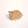 Platen waardepakket 50 stcs magnetron kraft papier bruine afhaalmaaltijden doos wegwerpcontainers - recyclebare kartonnen lunch disposa