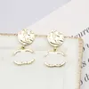 18K Gold Plated Designers Brand Earrings Designer Double Letter Ear Stud Women Crystal Pearl Geometric Round 925 Silver Earring for Wedding Party Jewerlry Gifts