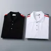 NIEUWE Designer Men's Polos Men T-shirts Korte mouw T-shirt Polo shirt Hoogwaardige letter Afdrukpatroon Kleding Kleding T-shirt T-shirt T-shirt