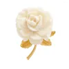 Broşlar Skeds Orta Deisgn Kadın Kızlar Emaye Gül Çiçek Pimleri Vintage Klasik Damat Yağı Bitki Düğün Rozetleri Takı Hediyesi