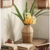 Vazen Homestay woonkamer gedroogd vaasgras geweven bloemfles ronde buikmodellering decoratie voortreffelijke praktische plant