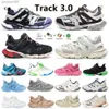 Трек 3 с светодиодной обувью роскошные обувь треки для мужчин женские тренеры AAA Track 3 3.0 обувь Тройная белая черная кожа