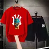 Bear Luxury Short Sets Cotton Mens Designer Clothes Oversized Women Comfy Tshirt Shorts Brand Outfit Fashion Hip Hop Streetwear 240430