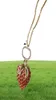 Mode Strawberry Rhinestone Pendant ketting voor vrouwen retro klassieke holle letterketen reisvakantiefeest kettingen eenvoudig 4292430