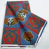 Tecido de cera africana ankara cera tecido nigeria mais recente bloqueio de design impressão holandesa de cera Tingada de roupas de costura 240426