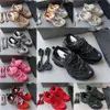 Faixa 3 com sapatos LED Top Paris Track 3 Sapatos Sapatos almofadados Sapatos de corrida homens Branco Black Designer Shoes Mens e Mulheres Desbotadas Black Womens Sneak