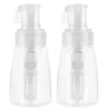 Storage Bottles Doitool Plastic Hand Soap Dispenser 2Pcs Clear Powder Empty Body Container Travel Cosmetics Refillable