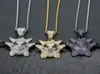 Volledige strass gengar Iced Out hangere ketting Hip Hop Bling Chains sieraden voor mannen met ED Chain 2020 New Fashion1622245