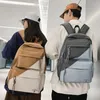 Rucksack Nylon wasserdichte Männer Trendy Design Travel Rucksacks große Kapazitätsschule für Jungen lässige Schülerbuchbags Mochilas