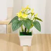 Fleurs décoratives 1pc mode plastique fleur fleur de maison décor de bureau