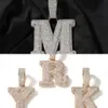 26 Letter Necklace Pendant Hip Hop Iced Out Personality Men's Pendant Necklace
