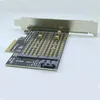 Agregue las tarjetas PCIe al adaptador M2/M.2 SATA M.2 SSD PCIe Adaptador NVME/M2 Adaptador PCIe SSD M2 a SATA PCI-E Card M Key +B Key