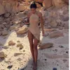 G8zz Women Beach Wear 2024 Kintted Up Beach Sexy See Through Maxi Slit Bodycon Letnia sukienka bikinijki Eleganckie kantar D240501