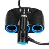 Hochwertige 3 -Wege -Auto -Sockets Auto Zigarette Leichteradapter Leichterer Splitter hellere 5V 3.1A Ausgangsleistung 3 USB -Ladegerät 120W