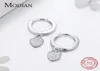 Modian New Luxury Solid 925 Sterling Silver Hearts Stars Dangle örhängen Fashion Silver Jewerly For Women Wedding Earring Gift9000299